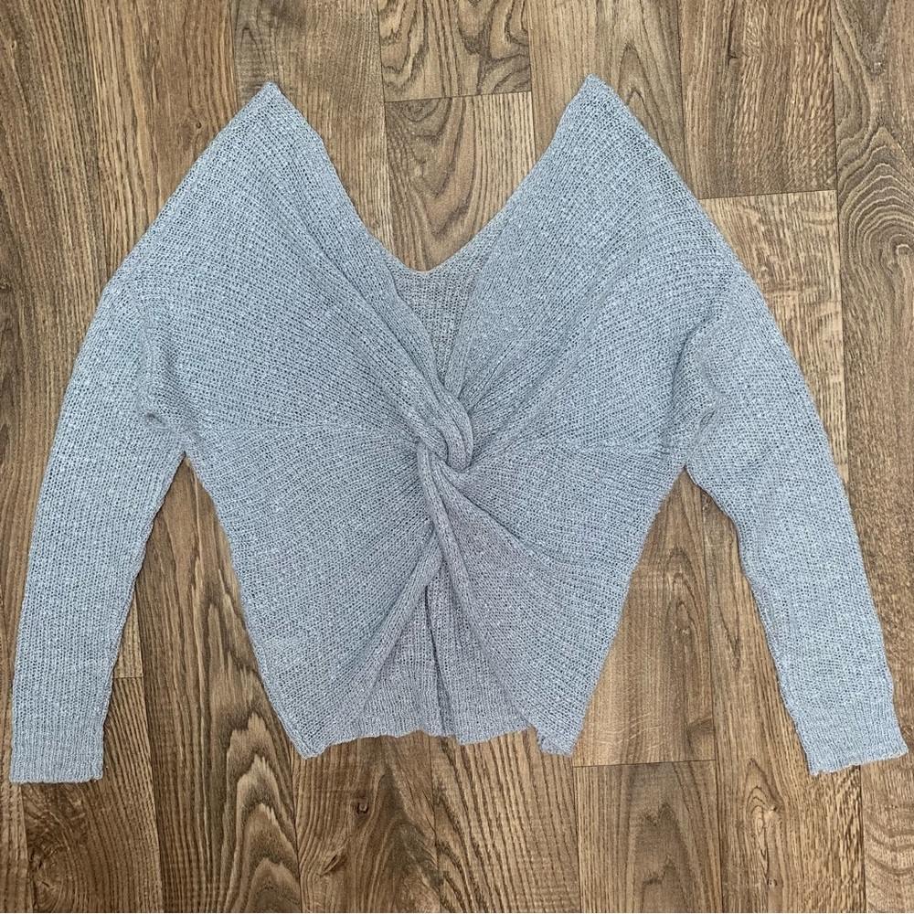 Moon & Madison Light Blue Knit Sweeter Size XS